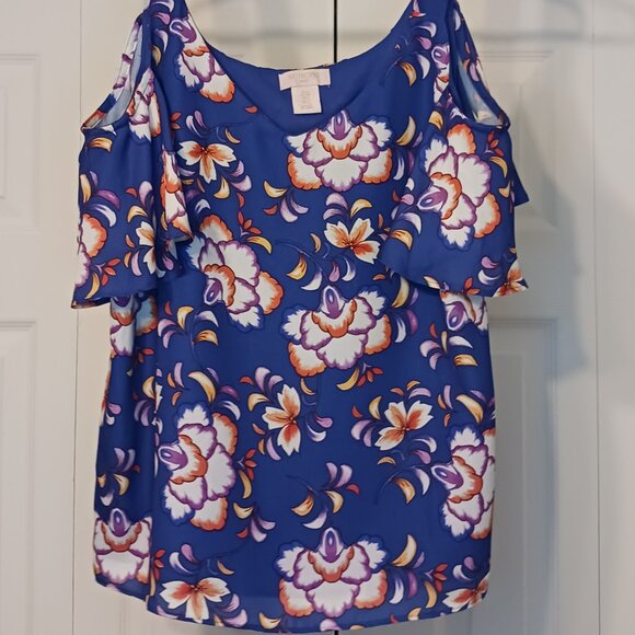 #29 3/$18 - St. Tropez Purple/Orange Tank Top Size S - Picture 6 of 6